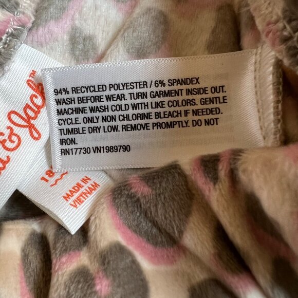 Cat & Jack Neutral Leopard Print Joggers - Picture 9 of 11